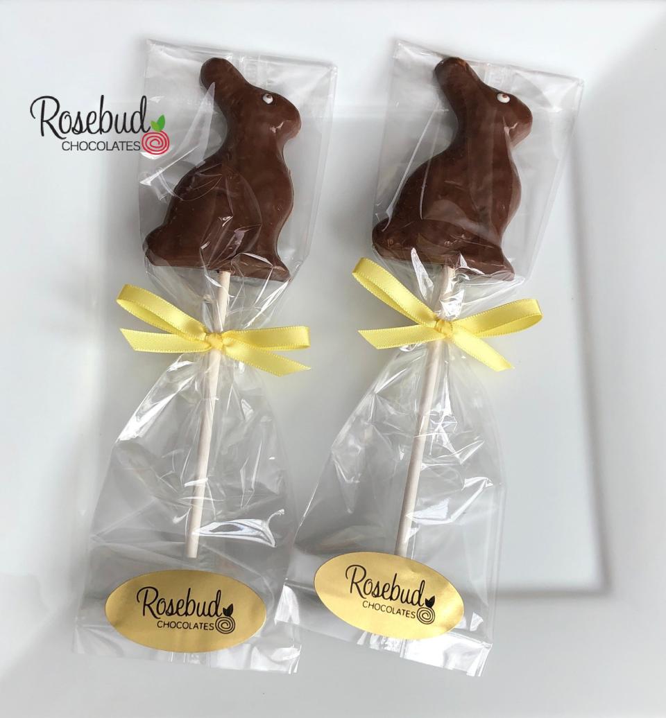 <p><a href="https://go.redirectingat.com?id=74968X1596630&url=https%3A%2F%2Fwww.etsy.com%2Flisting%2F970220807%2F12-rabbit-chocolate-lollipops-candy&sref=https%3A%2F%2Fwww.thepioneerwoman.com%2Ffood-cooking%2Fg35452335%2Fbest-chocolate-bunnies%2F" rel="nofollow noopener" target="_blank" data-ylk="slk:Shop Now;elm:context_link;itc:0;sec:content-canvas" class="link ">Shop Now</a></p><p>Chocolate Rabbit Lollipops - 12 Count</p><p>etsy.com</p><p>$33.00</p><span class="copyright">Etsy</span>