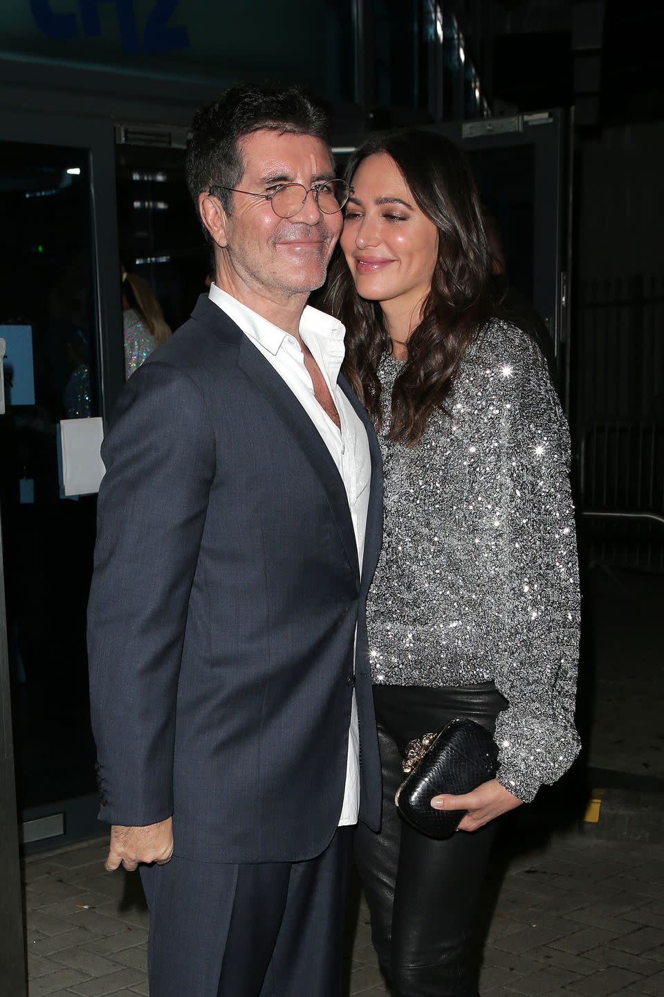 Simon Cowell and Lauren Silverman