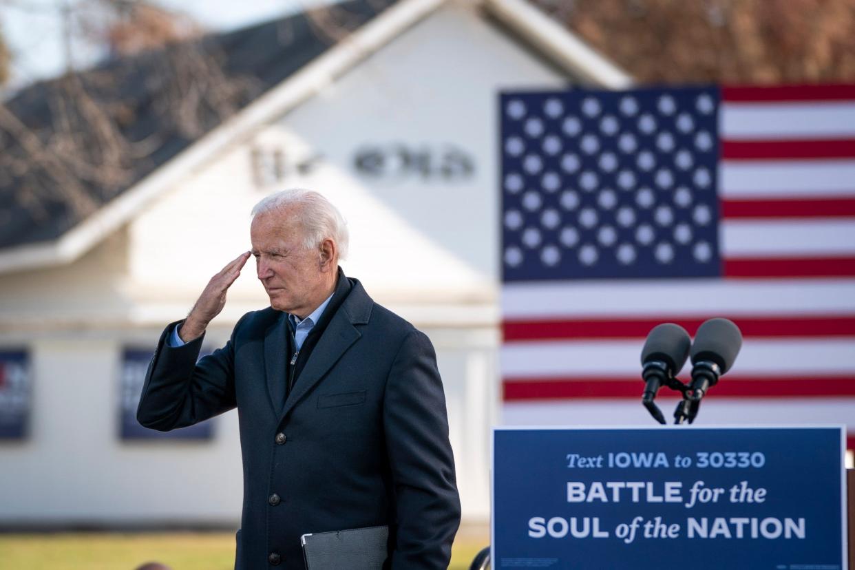 Statement comes just days before Joe Biden takes office  (Getty)