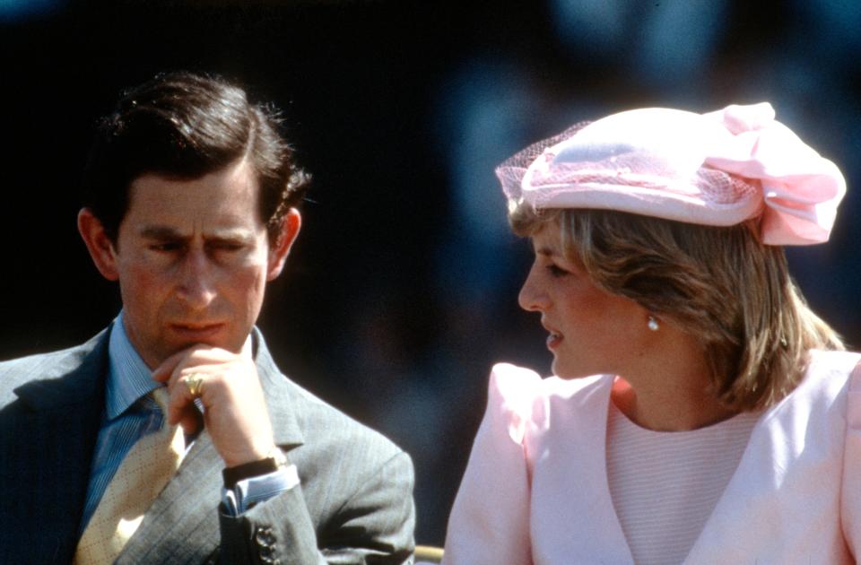 Prince Charles and Diana during a visit to Maitland on March 29, 1983