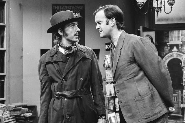 <p>Radio Times via Getty Images</p> Eric Idle and John Cleese on 'Monty Python's Flying Circus.'