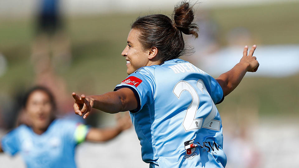 Sofia Huerta was part of Sydney FC's 2019 W-League grand final triumph. 