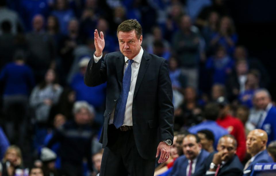When asked about the atmosphere at Rupp, Kansas coach Bill Self said it was "good but it's no Allen Fieldhouse," which drew laughs. UK had the last laugh as it defeated the Jayhawks in January 2019.