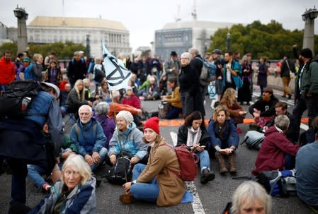 Extinction Rebellion protest in London