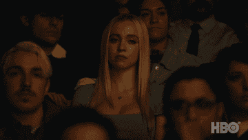 GIF of Cassie in "Euphoria"