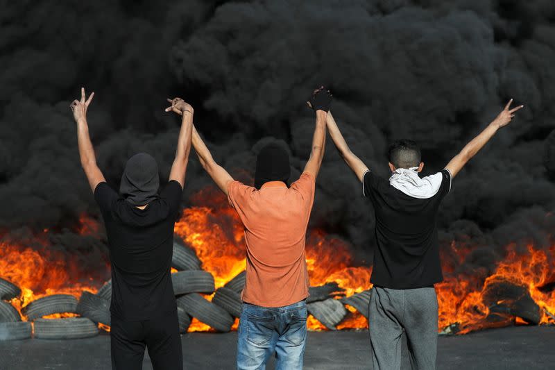 Protest over tension in Jerusalem and Israel-Gaza escalation