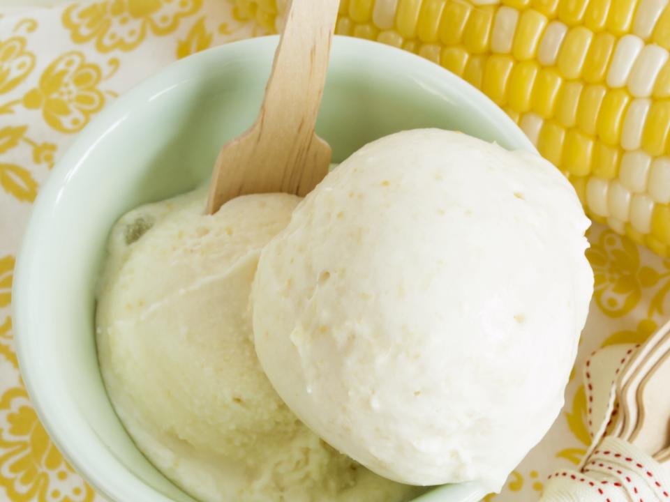 sweet corn ice cream
