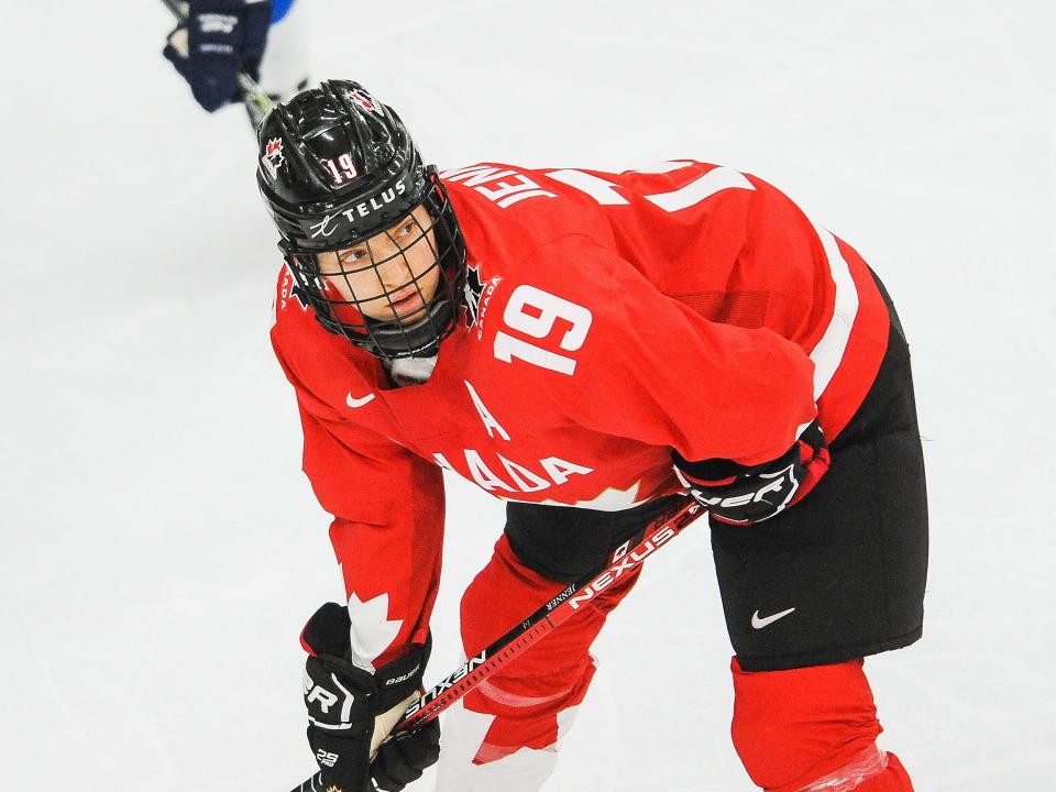 Ice hockey player Brianne Jenner of Canada