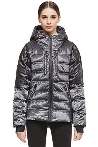 Women's Shiny Quilted Puffer Jacket