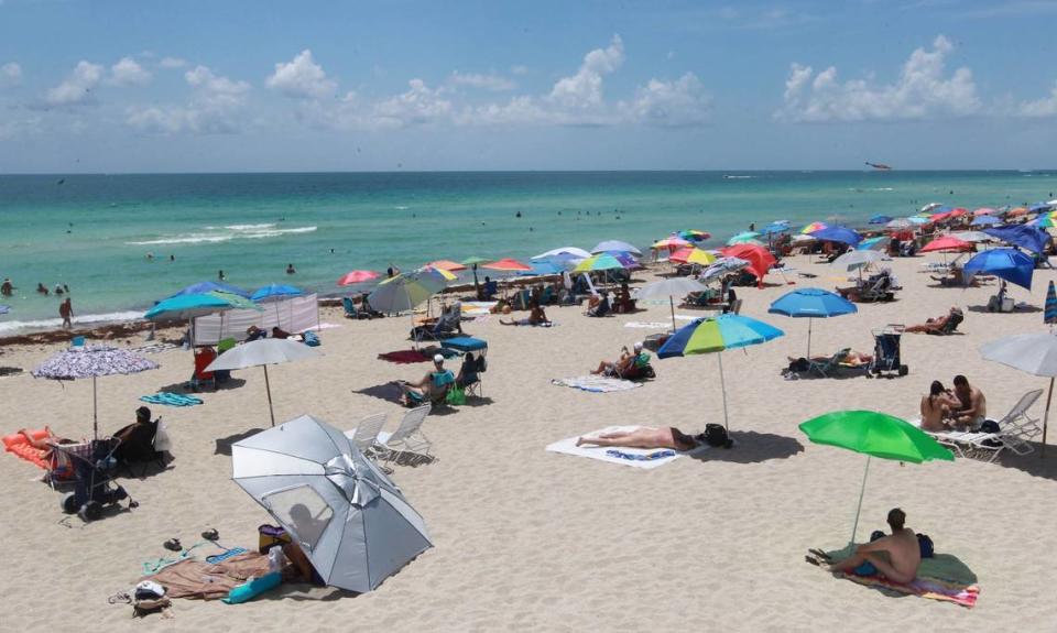 The clothing-optional stretch of Haulover Beach.