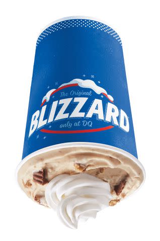 <p>Courtesy of Dairy Queen</p> Dairy Queen Blizzard.