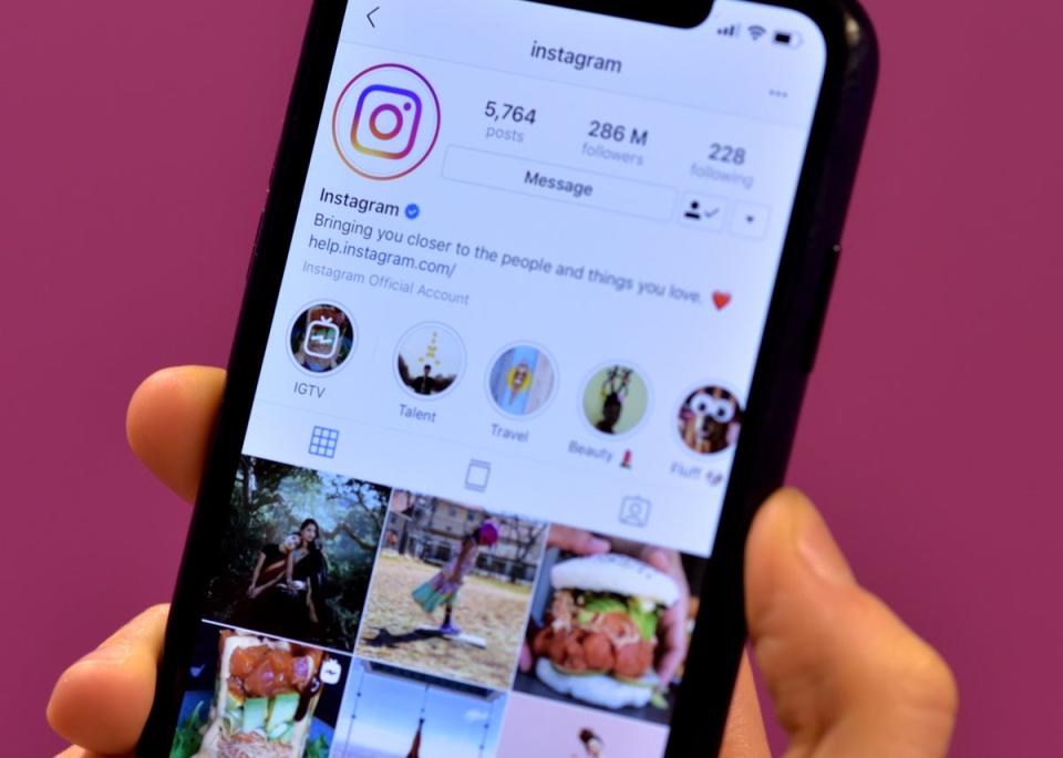 Instagram is introducing new parental supervision tools for the accounts of teenagers in the UK, which will allow parents to oversee their profile, set daily use limits and see who they follow and who follows them (Nick Ansell/PA) (PA Archive)