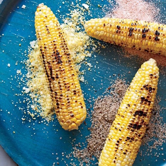 Corn on the Cob with Seasoned Salts