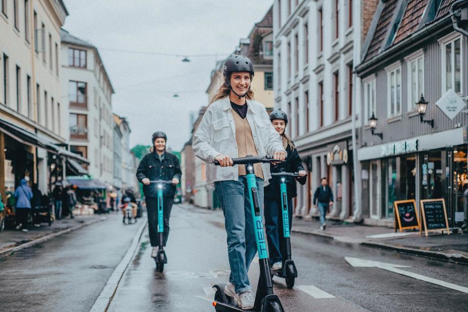 Tier rental e-scooters that are to be trialled in London (TIER)