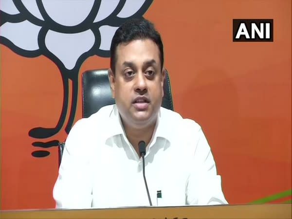 Sambit Patra adressing a press conference in Delhi (Photo/ANI)