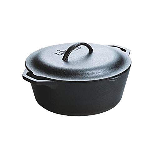 9) Lodge Cast Iron Dutch Oven with Cover