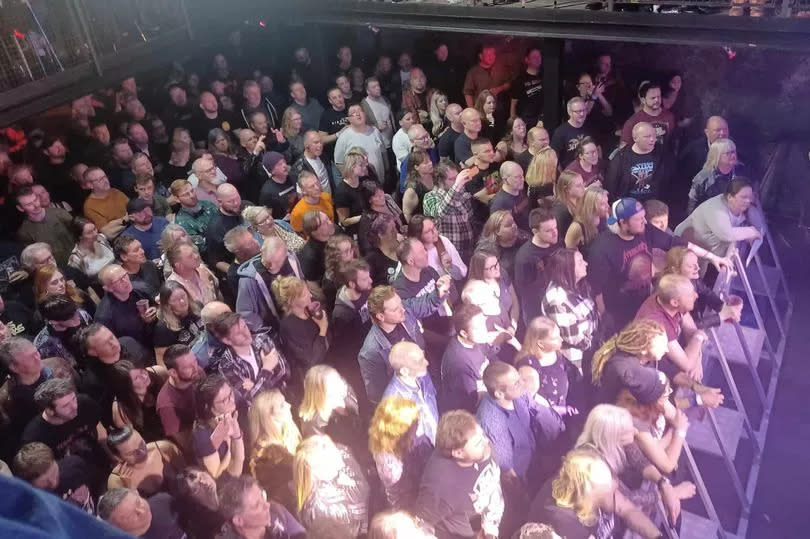 The crowd at The Foundry in Torquay