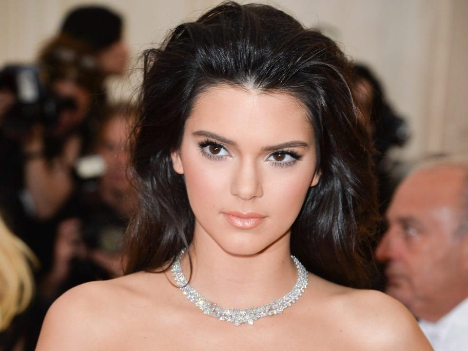 Kendall Jenner at the Met Gala in New York City on May 5, 2014.