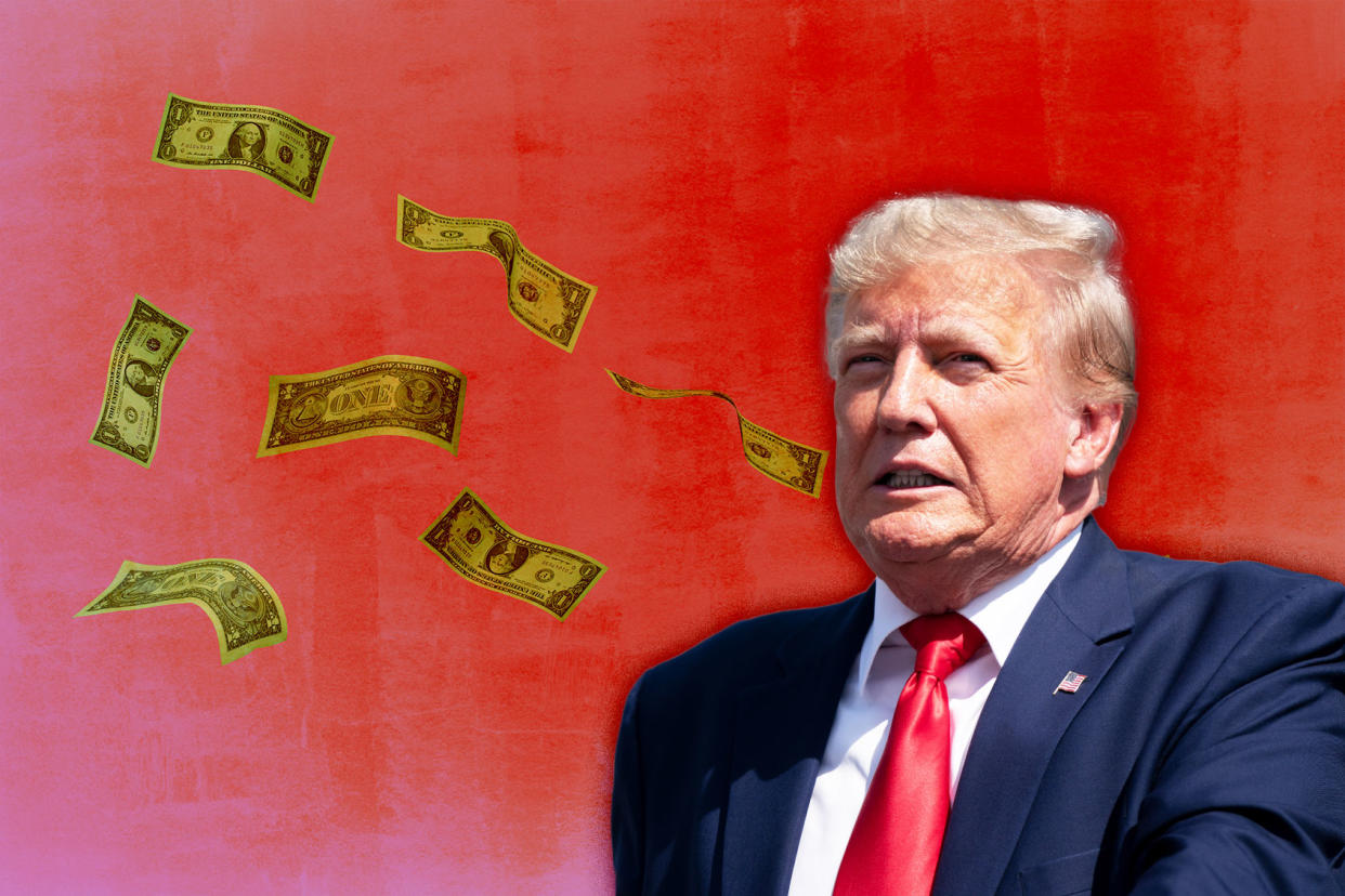 Donald Trump; Money Photo illustration by Salon/Getty Images