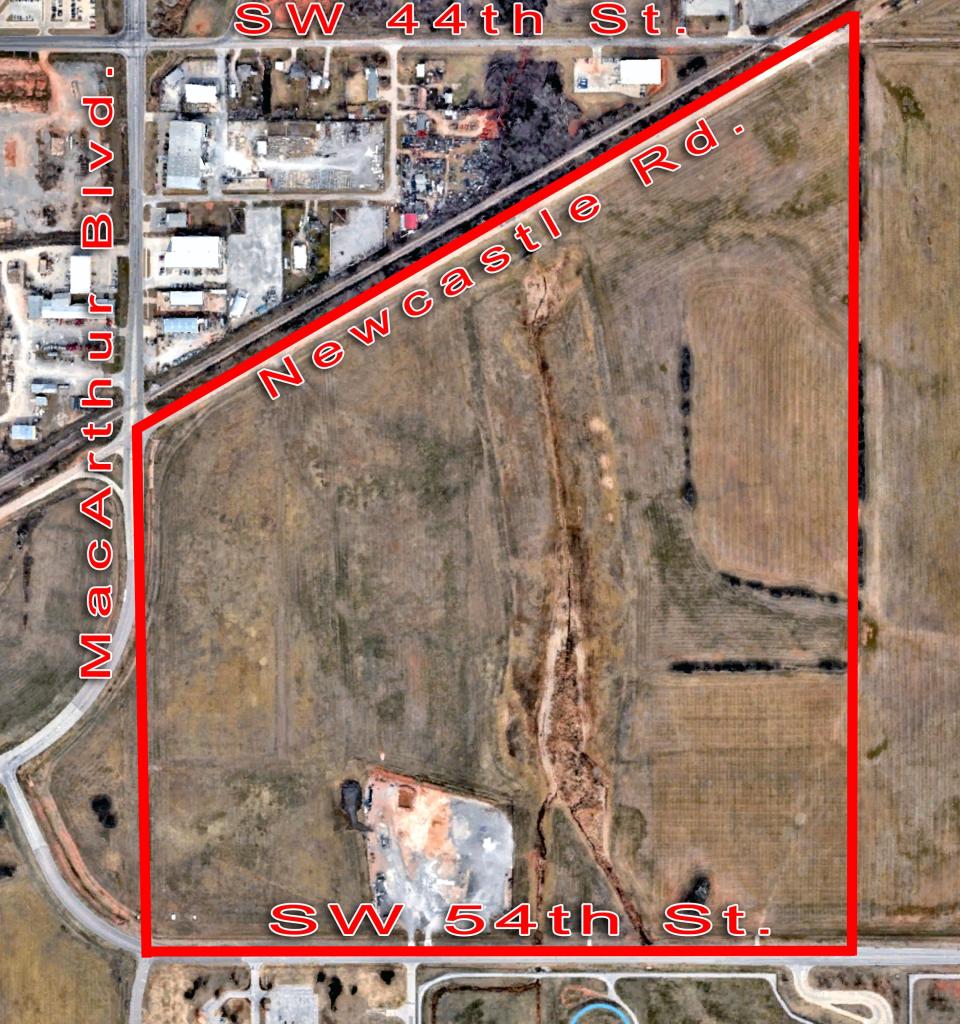 Oklahoma City's Airports Trust offered this piece of land as a potential spot where a new county jail could be located.