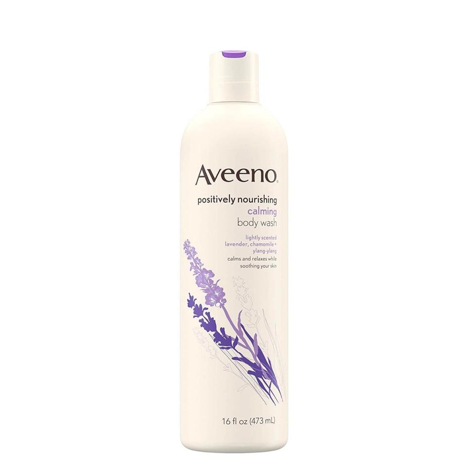 Aveeno Positively Nourishing Calming Body Wash with Lavender, Chamomile & Ylang-Ylang