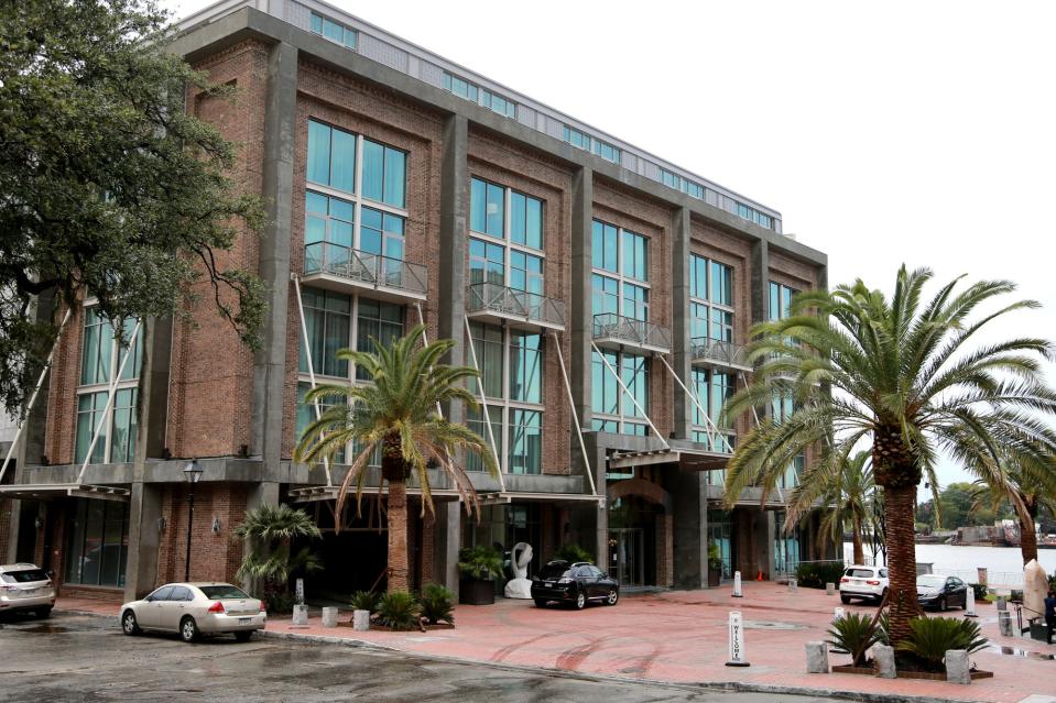 The Atlantic building at Plant Riverside District, home to the District Live entertainment venue.