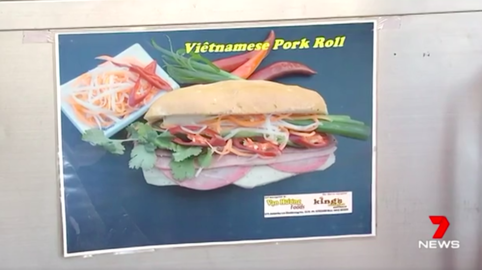 It is understood the store’s Vietnamese roll is the cause of the outbreak. Source: 7News