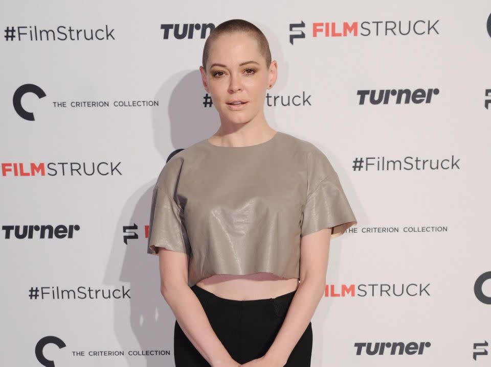 Rose McGowan has openly talked about being raped by a powerful movie producer. Source: Getty