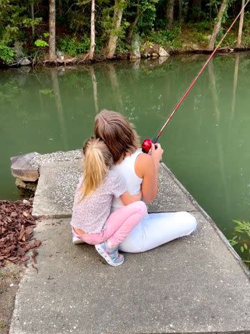 <p>Stormi Bree Instagram</p> Stormi Bree and her daughter Gravity Blue Smith on her 6th birthday in July 2023.