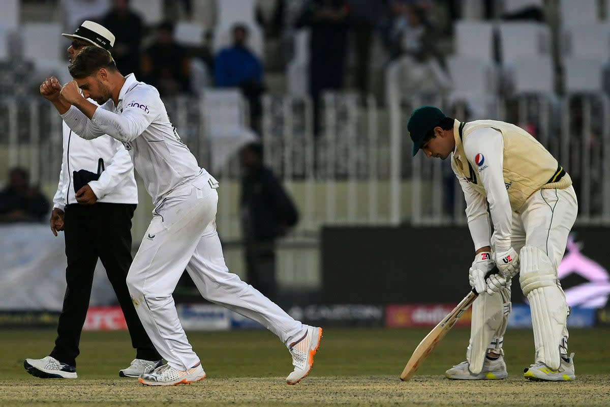 Will Jacks finished with three wickets  (AFP via Getty Images)