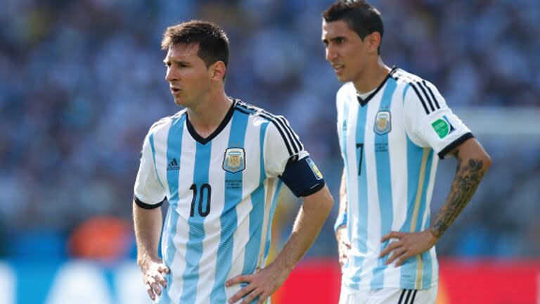 El camino de Messi y Di María en la selección tuvo muchos episodios de sinsabores