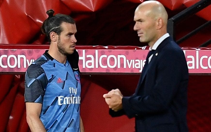 Bale and Zidane are no longer on speaking terms and barely look at each other - AP