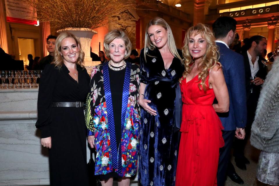 Gillian Hearst, Agnes Gund, Sarah Arison, and Sandra Tamer