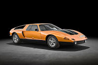 <p>Mercedes built several examples of the mid-engined, gullwing-doored C 111 sports car in nine years. In supercar terms, this almost makes it a production model, but none of them was intended for public sale. The first 11 were all powered by rotary engines (either three-rotor producing around 280bhp or four-rotor producing nearer 350bhp), which provided enough information to convince Mercedes that rotaries were not the way forward.</p><p>Later versions were powered by turbo diesel engines, and set a great many speed records during two marathon sessions at the Nardo test track in Italy. Some cars were also converted to take naturally-aspirated 3.5-litre and <strong>twin-turbocharged 4.8-litre petrols V8s</strong>. The latter produced nearly <strong>500bhp</strong>, and gave the C 111 a measured top speed of <strong>250mph</strong>.</p>