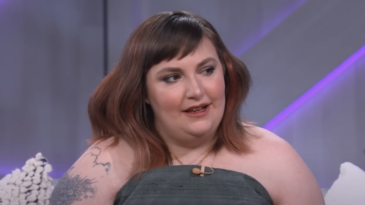  Lena. Dunham on the Kelly Clarkson show in 2022. 