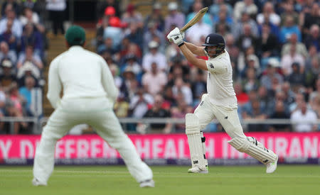 FILE PHOTO - Cricket - England v Pakistan - Second Test - Emerald Headingley Stadium, Leeds, Britain - June 2, 2018 England's Dawid Malan in action Action Images via Reuters/Lee Smith