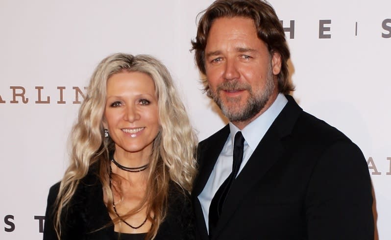 Danielle Spencer and Russell Crowe. Picture: Getty