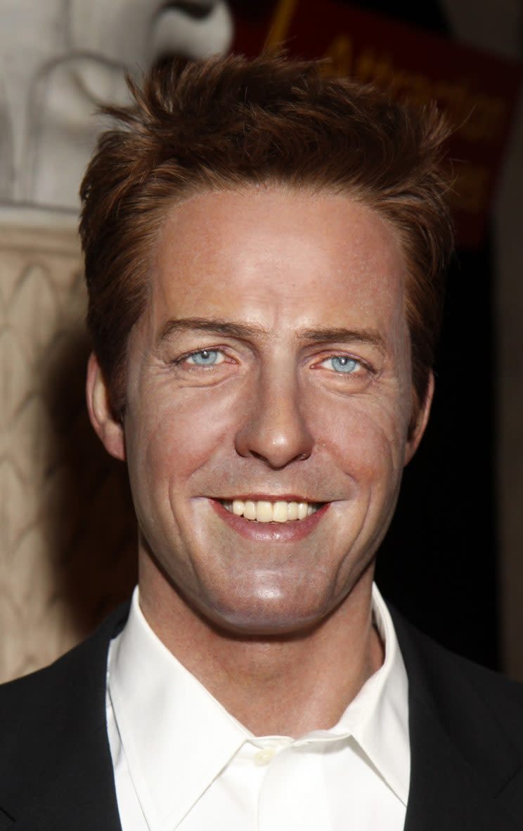 Wax figure of Hugh Grant