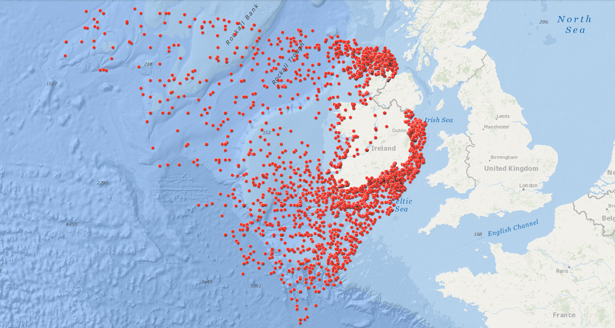 sinking of the lusitania map