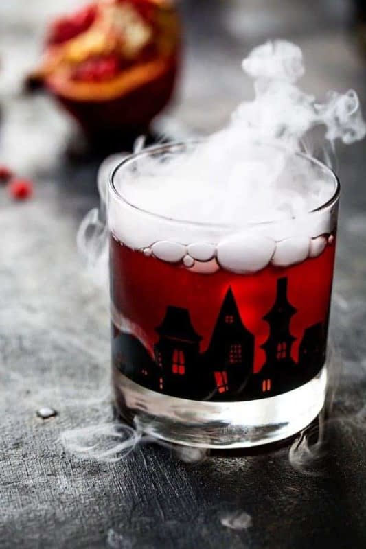 <p>My Baking Addiction</p><p>Pomegranate ginger punch is a goblin brew perfect for your grown-up Halloween party. It packs a delicious punch—pun intended!</p><p><strong>Get the recipe: <a href="https://www.mybakingaddiction.com/pomegranate-ginger-punch/" rel="nofollow noopener" target="_blank" data-ylk="slk:Pomegranate Ginger Punch;elm:context_link;itc:0;sec:content-canvas" class="link "><em>Pomegranate Ginger Punch</em></a></strong></p>