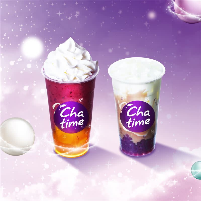 日出茶太Chatime即日起推出2款紫色夢幻逸品。（圖／業者提供）