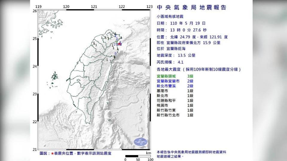 （圖／中央氣象局）