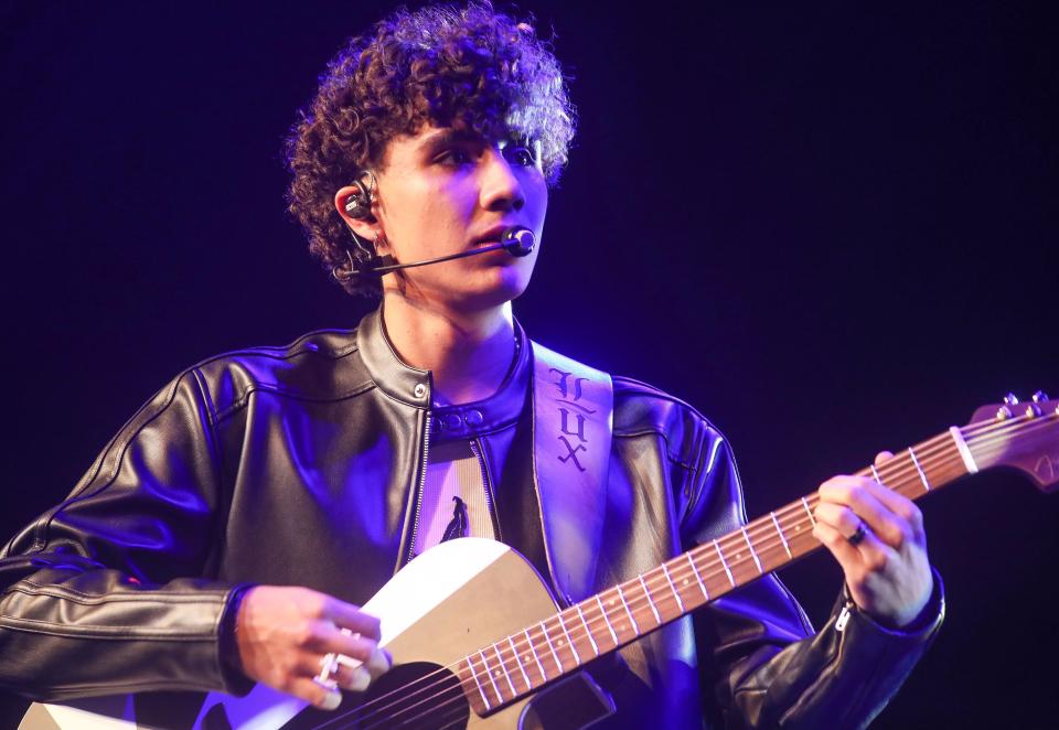 DannyLux performs in the Sonora Tent at the Coachella Valley Music and Arts Festival at the Empire Polo Club in Indio, Calif., Friday, April 21, 2023.