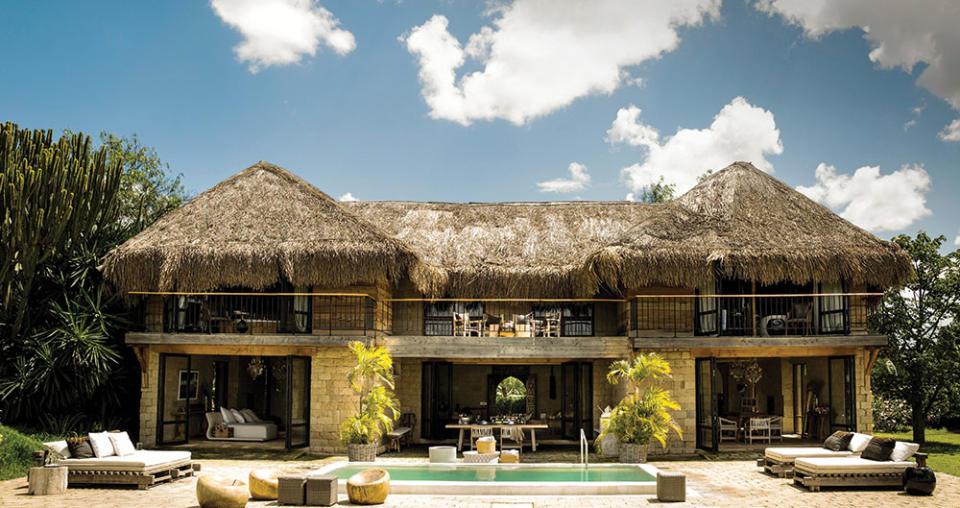 Segera Retreat’s private villa Segera House in Kenya features three master suites.
