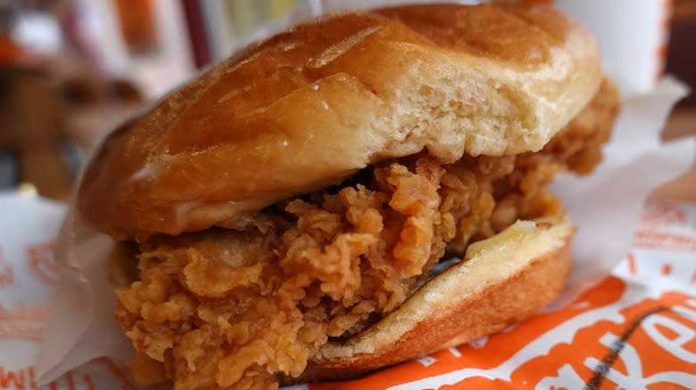 Popeye's chicken sandwich