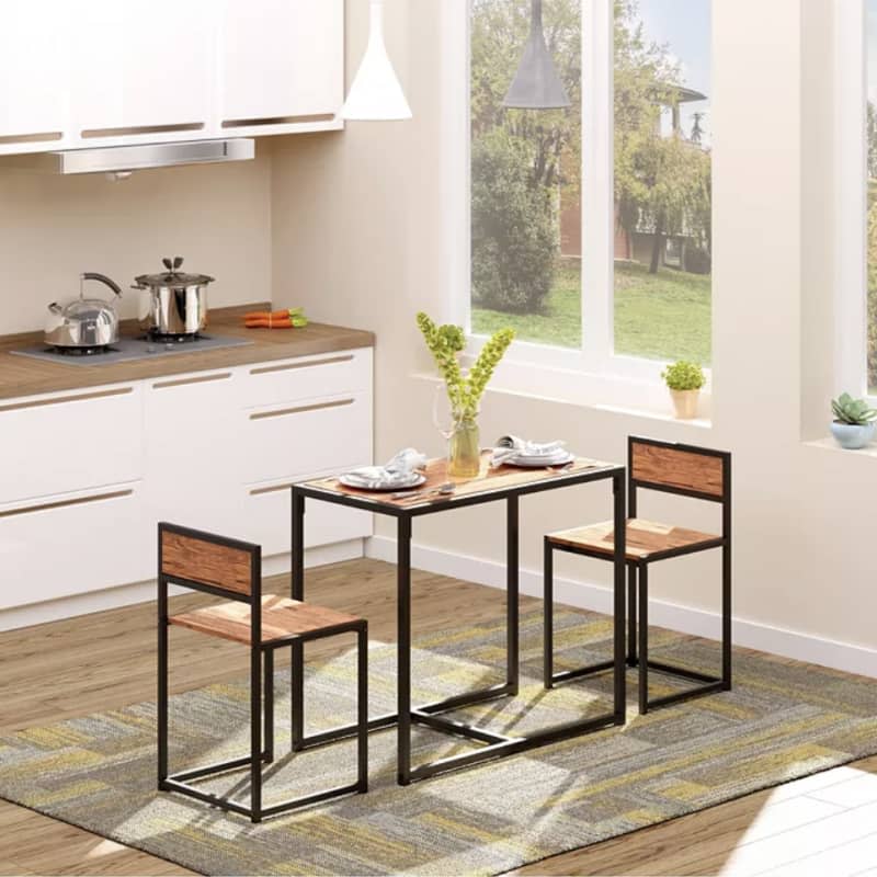 HomCom Industrial Counter Height Dining Set