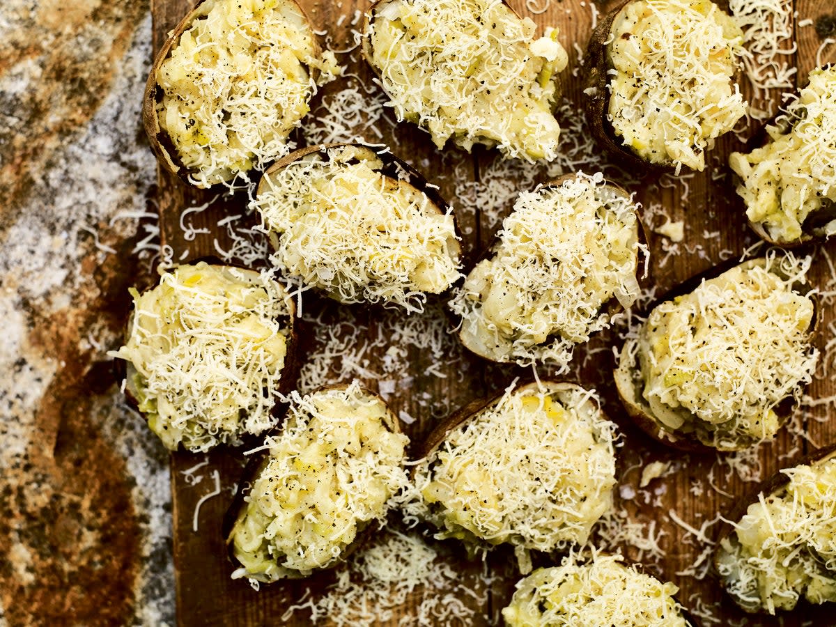 Everyone loves a baked potato when dining al fresco  (Andrew Montgomery/PA)