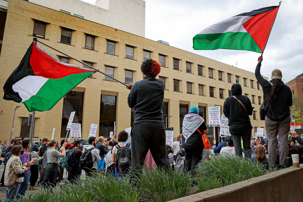 MIT's pro-Palestinian student protest (David L. Ryan / The Boston Globe via Getty Images)