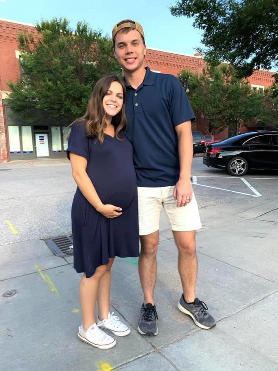 Samantha Russell, 22, and her husband, Brandon Russell, were expecting a baby in August 2021. But the child was born July 6, 2021, after his mother suffered fatal injuries in a multiple-vehicle wreck that authorities say was caused by a crime suspect fleeing from police.