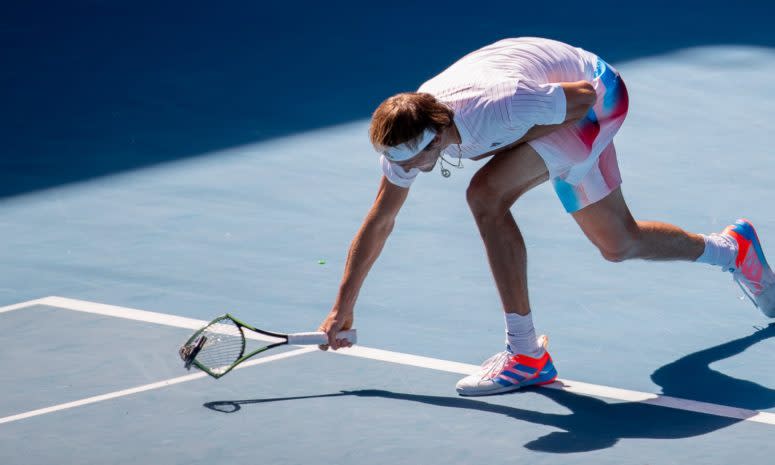 Alexander Zverev at the Australian Open